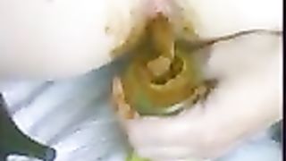 Vintage video of Lesbian girls pooping