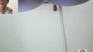 Hidden camera caught sexy babe pooping