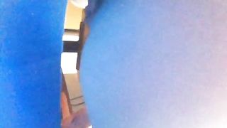 Sexy slut records herself while pooping