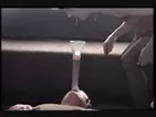 Slave eating poop through a glass tube