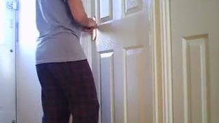 Young beauty has stomach pain after eating bad food