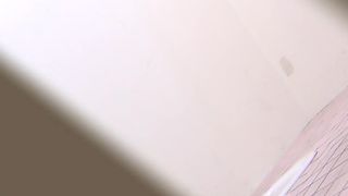 Hairy girl has serious diarheea in public bathroom