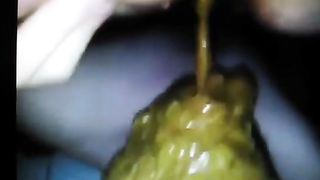 Liquid shit on boyfriends face