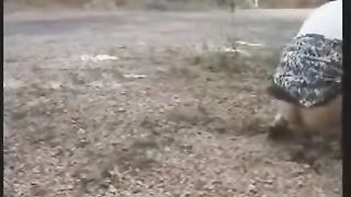 Compilation of girls peeing in public