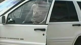 Sexy girl shitting on the ground