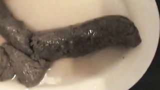 Mature redneck shitting in doggy style position