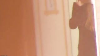 Office lady did a mess in her panties