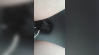 Hot babe woke up to poop in the morning