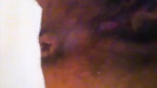 Hairy babe shitting in close up