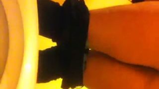 Sexy girl has stomach pain