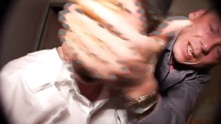 Rubbing poop on secretary face