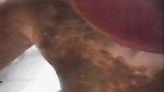 Beautiful lesbians kissing with scat