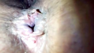 Drunk wife records herself in close up while pooping