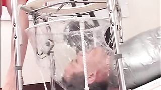 Young mistress shitting on her slaves face