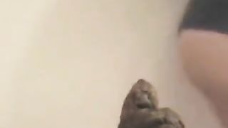 Incredible big turd from latina girl