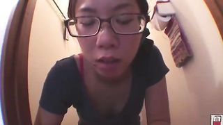 Mix of Asian girls pooping for us