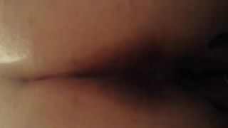 Fat wife pooping in close up