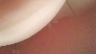 Fat girl shitting in close up