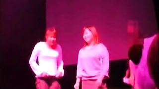 Strippers smeairng poop on their faces