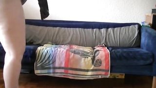 Nasty Dutch teen smearing her own shit