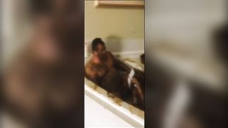 Fat couple masturbating with poop