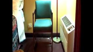 Hot college girl smearing crap on her pussy