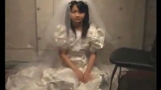 Bride maid eating poop before wedding