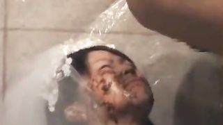 Bride maid eating poop before wedding