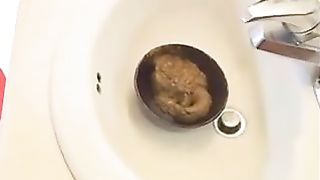 18 year old girls smearing crap on her tits