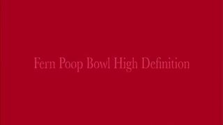 Chubby redhead wearing black lingerie while pooping