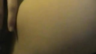 Hairy girl masturbating while peeing