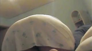 Fat American wife farting loud