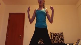 Gipsy teen pooping on bedroom floor