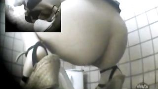 Sexy girls pooping in public bathrooms