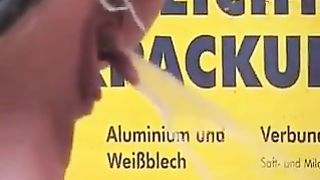 Beautiful babe peeing in public