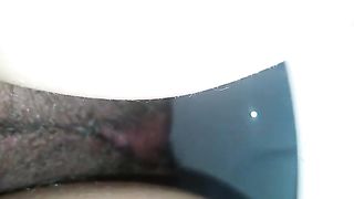 Sexy girl shitting in close up