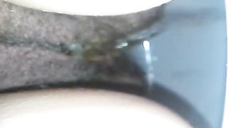 Sexy girl shitting in close up