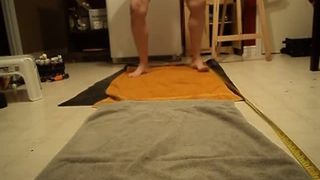 Sexy girl peeing while standing