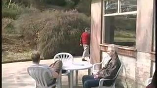 Sexy teen peeing in public