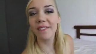 Drinking her piss while masturbating