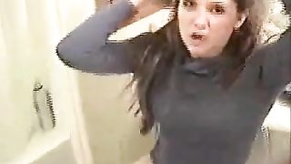 College teen shitting and peeing