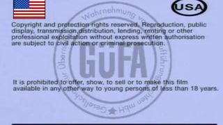 Sexy brunette drinking piss