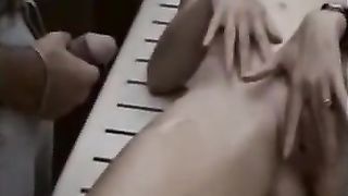 Gangbang piss orgy outdoor