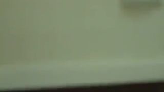 Mature woman caught pooping outdoor