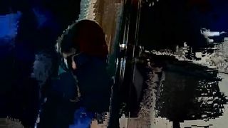 Blonde Czech girl peeing