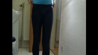 Beautiful girlfriend pooping a big one