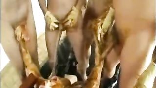 Compilation of beautiful girls eating poop