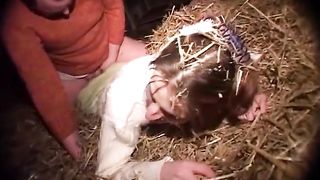 Pile of poop on her entire face