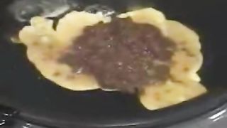 Doing scat pancakes