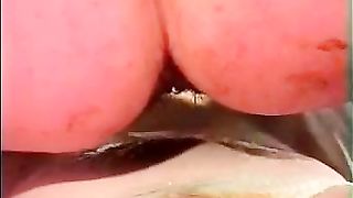 Two naughty lesbians pooping on each other